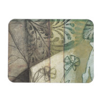 Garden Panel with Leaves, Flowers, and Grass