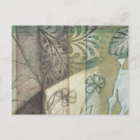 Garden Panel with Leaves, Flowers, and Grass