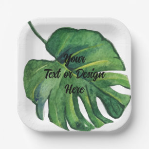 Garden Paper Plate