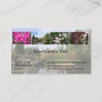 Garden, Park, Recreation  business card
