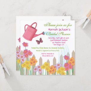 Garden Party Bridal Shower Invitation