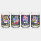 Garden Party Can Glass Set