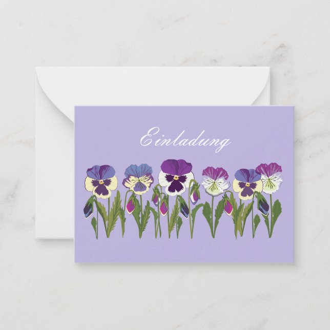 garden party card (Front)