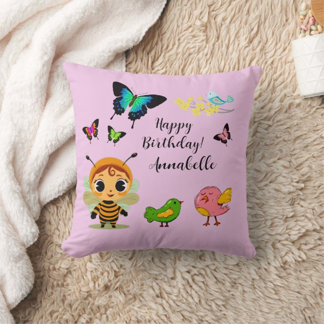 Garden Party Children Celebration Cushion (Blanket)