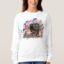GARDEN PARTY CHOW Sweatshirt -best on dark/white