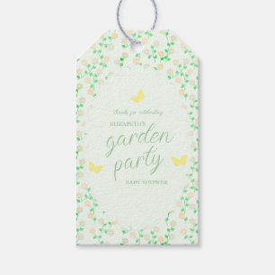 Garden Party Gender Neutral Baby Shower Gift Tags
