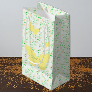 Garden Party Gender Neutral Baby Shower Small Gift Bag