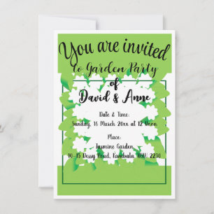 Garden Party Invitation