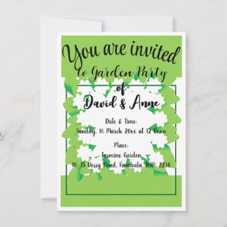 Garden Party Invitation