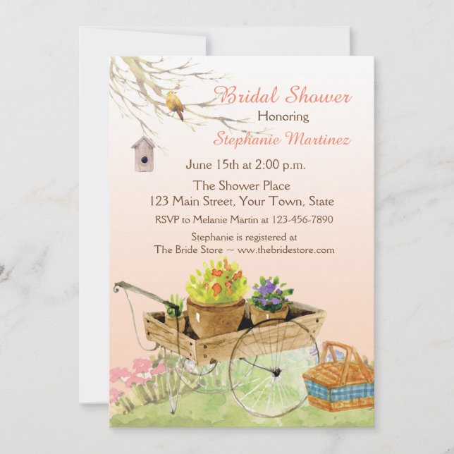 Garden Party Invitation (Front)