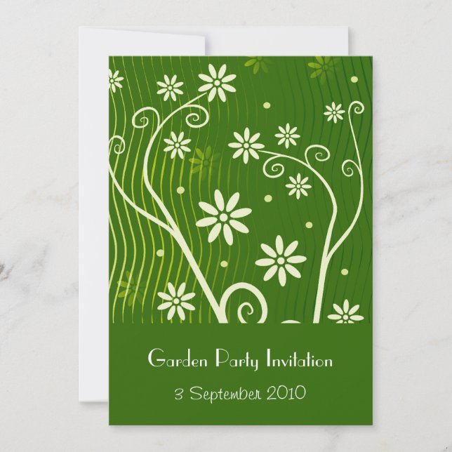 Garden Party Invitation (Front)