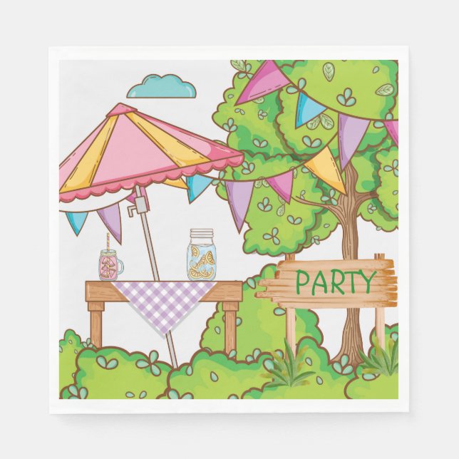 Garden Party  Napkin (Front)