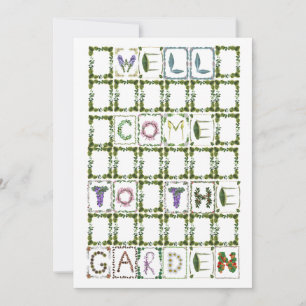 Garden Party - Romantic Floral - xoxo Lovely  Invitation