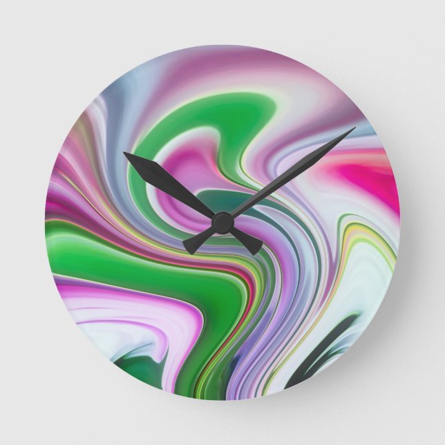 Garden Party Round Clock (Front)