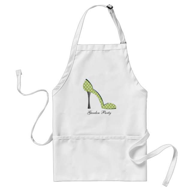 Garden Party Shoe Standard Apron (Front)