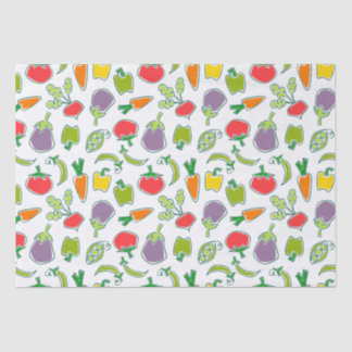 Garden Party Veggies Tissue Paper