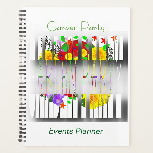 Garden Party White Planner (Front)