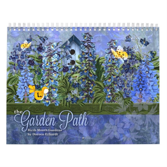 Garden Path Floral 12 Month Calendar (Cover)