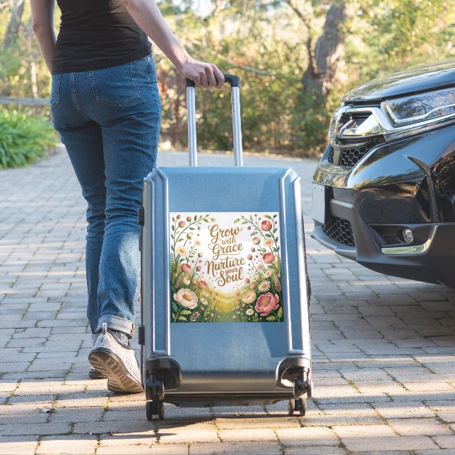 Garden Path Scene Grow With Grace Extra Large (Suitcase Insitu)