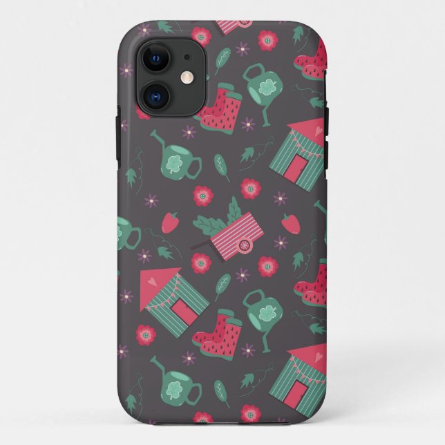 garden pattern Case-Mate iPhone case (Back)