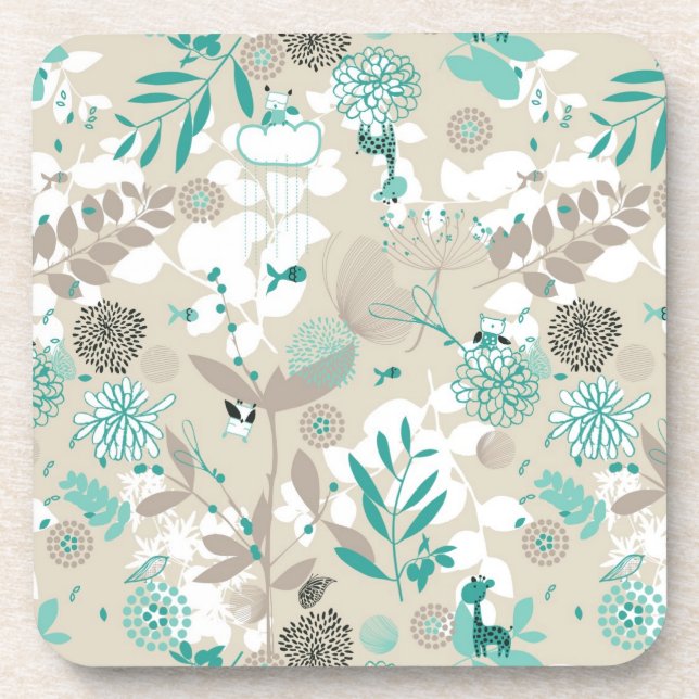 Garden Pattern Coaster (Front)