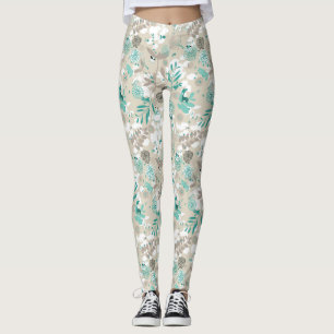 Garden Pattern Leggings