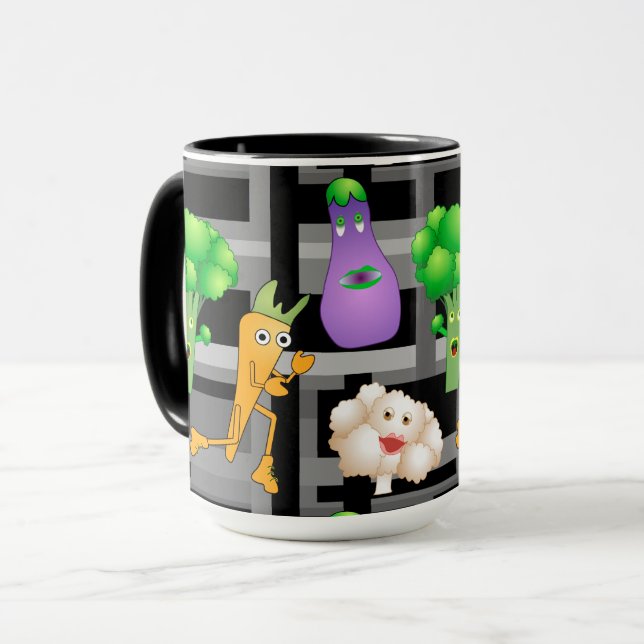 Garden Pattern Mug (Front Left)