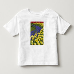 Garden pattern of Grape Hyacinth flowers and Toddler T-Shirt