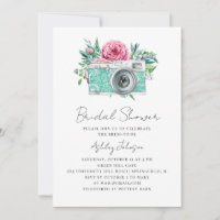 Garden peonies bridal shower. Boho floral camera