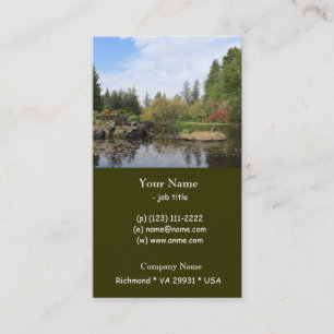 garden photography business card