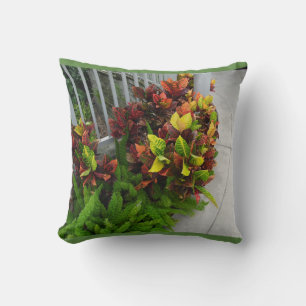 Garden Plant Leaves Cushion