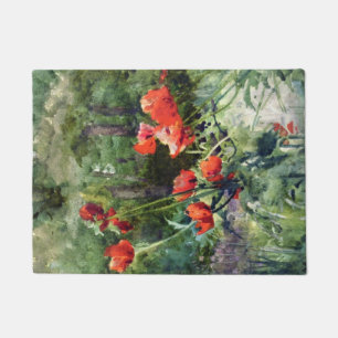 Garden Poppies (by Mildred Anne Butler) Doormat