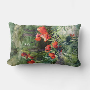 Garden Poppies (by Mildred Anne Butler) Lumbar Cushion