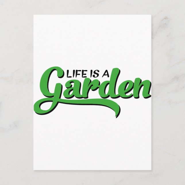 garden postcard (Front)