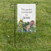 Garden Protected By Cat