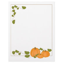 Garden Pumpkins Paper