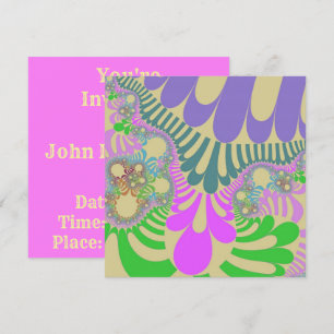 Garden Rainbow Mod Invitation