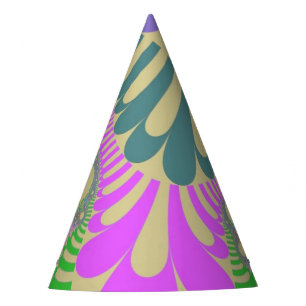 Garden Rainbow Mod Party Hat