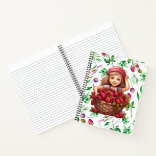 Garden Raspberry Notebook