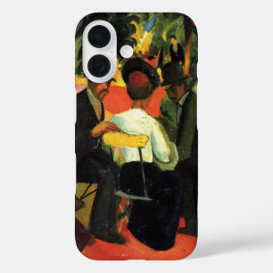 Garden Restaurant by August Macke. Vintage Art iPhone 16 Case