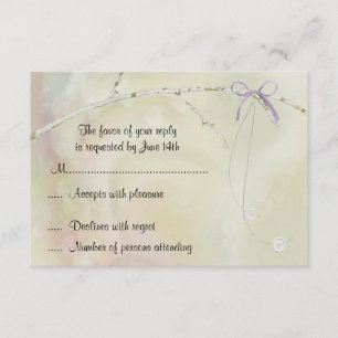 Garden Romance RSVP Response Card