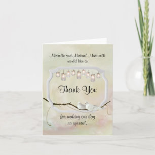 Garden Romance Thank You Card