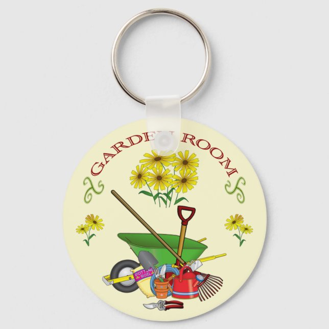 Garden Room Gardeners Key Ring (Front)