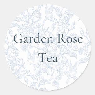 Garden Rose Tea Label