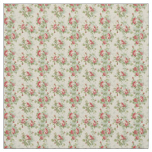 Garden Rose Vines Shabby Chic Fabric