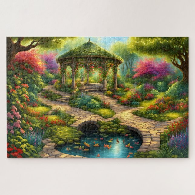 Garden Sanctuary Jigsaw Puzzle (Horizontal)