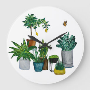 Garden Sanctuary Large Clock