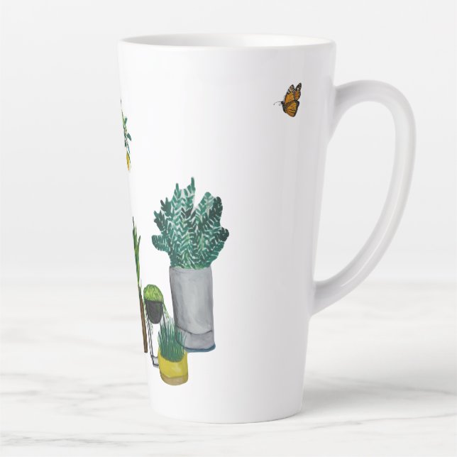 Garden Sanctuary Latte Mug (Right)