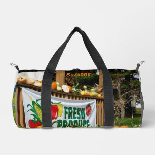 Garden Scarecrow Farm Produce Personalised  Duffle Bag