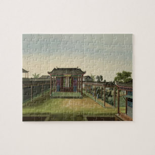 Garden Scene, c.1820-40 (w/c on paper) 2 Jigsaw Puzzle
